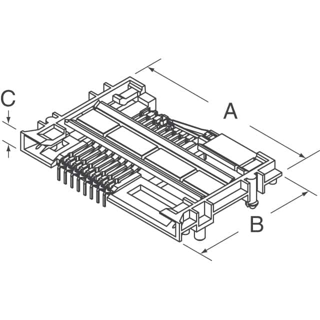 7334L2622F05LF Amphenol ICC (FCI)  PC Card Sockets